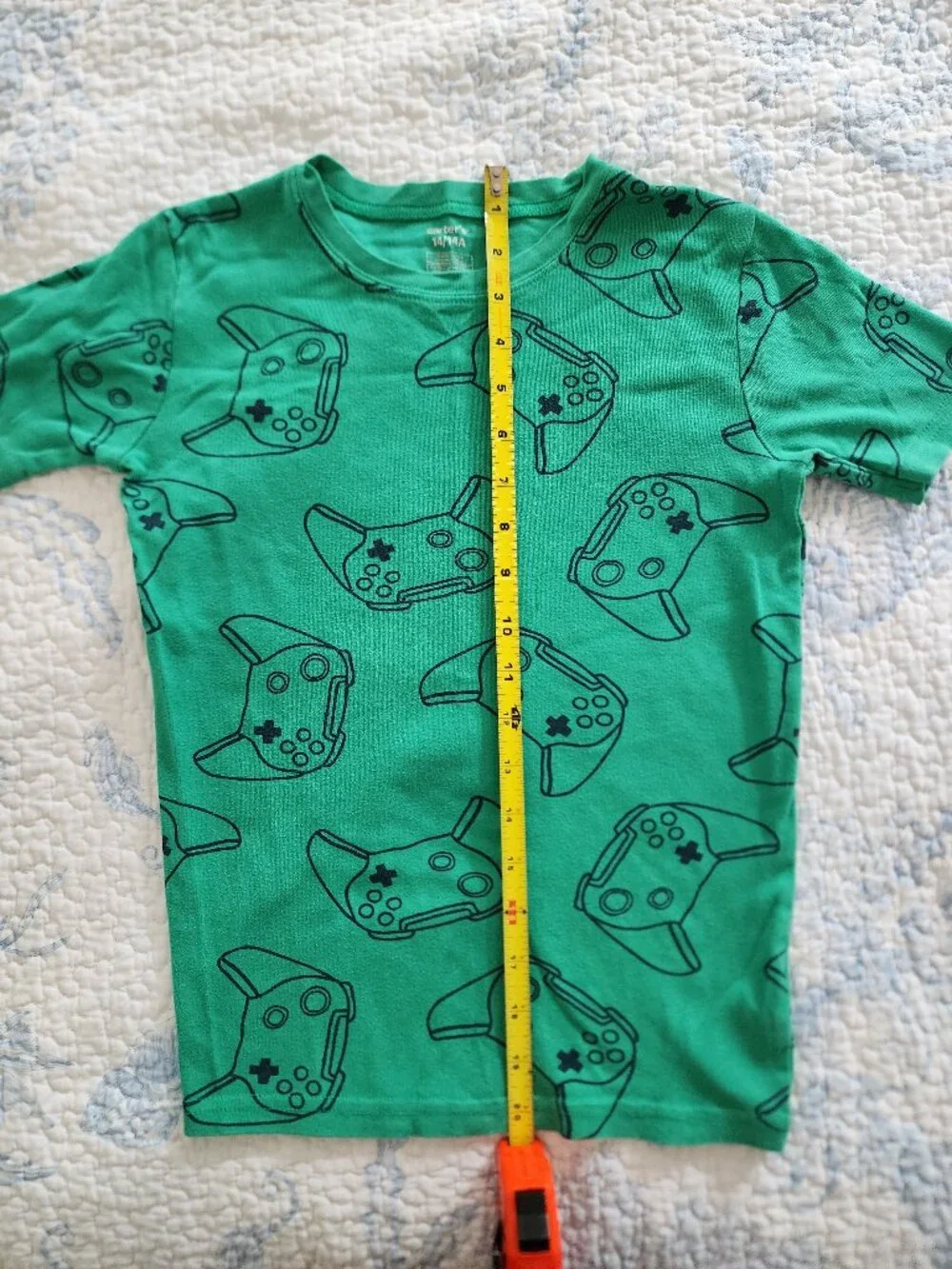 Lot of 3 Carter’s Boys Pajama Sets Size 14 - Gaming, Ninjas & Sports / Dino